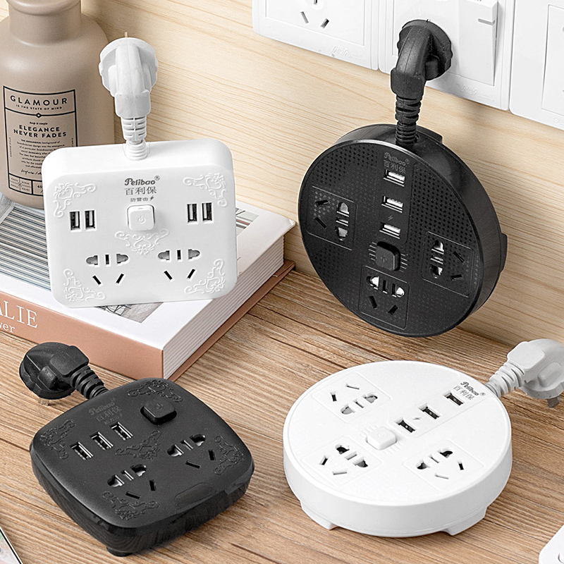 Versatile socket panel porous usb plug-in converter plug 10%-2 multifunction power plug board Home