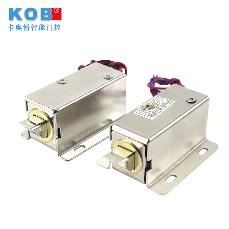 Small magnetic lock concealed magnetic lock access 12V24V small cylindrical electric bolt cabinet door lock electric control lock
