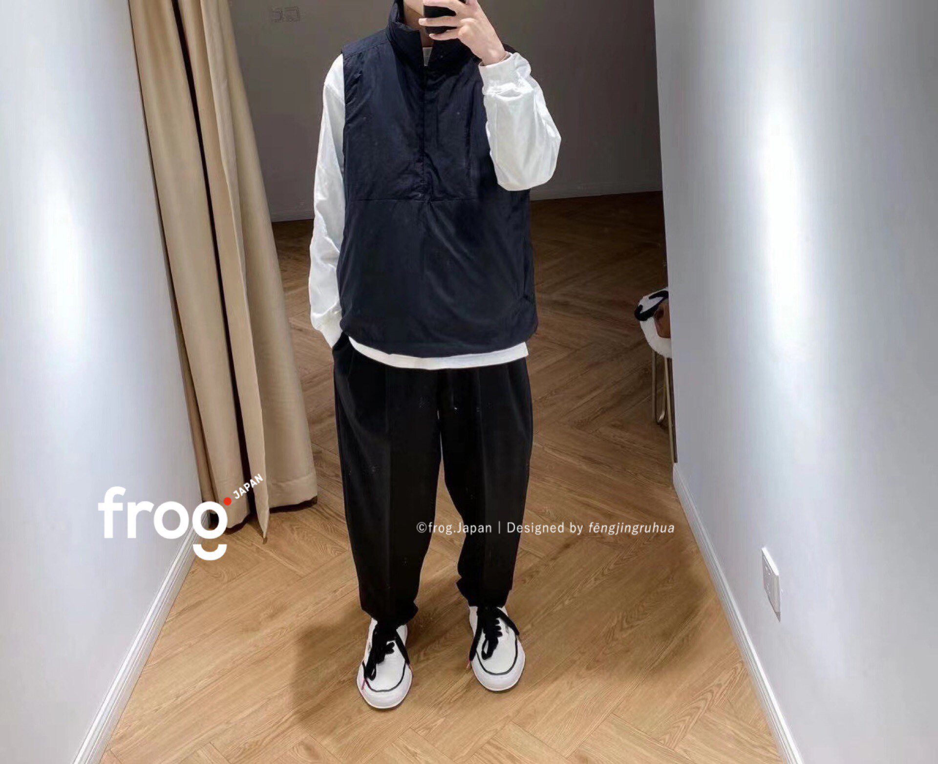 国现N.hoolywood WIDE EASY SLACKS 垂感阔腿九分收脚西裤- Taobao