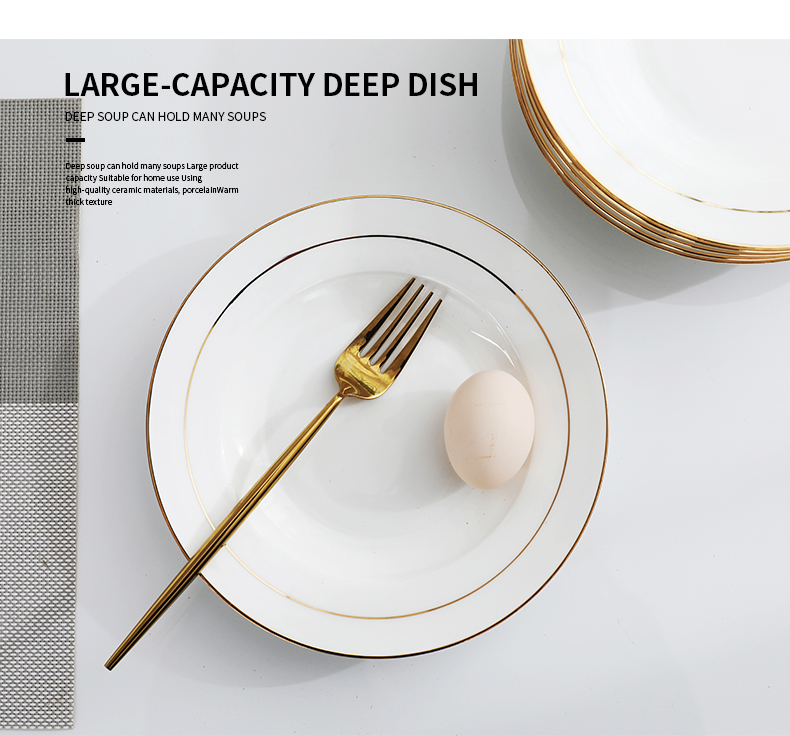 Jingdezhen ceramic dish dish dish home 10 8 inch plate suit Chinese style up phnom penh dish dish combination of household