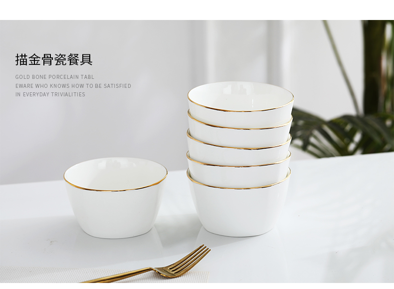 The Job of household ceramic bowl suit creative Japanese - style square bowl of up phnom penh small bowl of soup bowl of jingdezhen bowls of ipads porcelain rice bowls