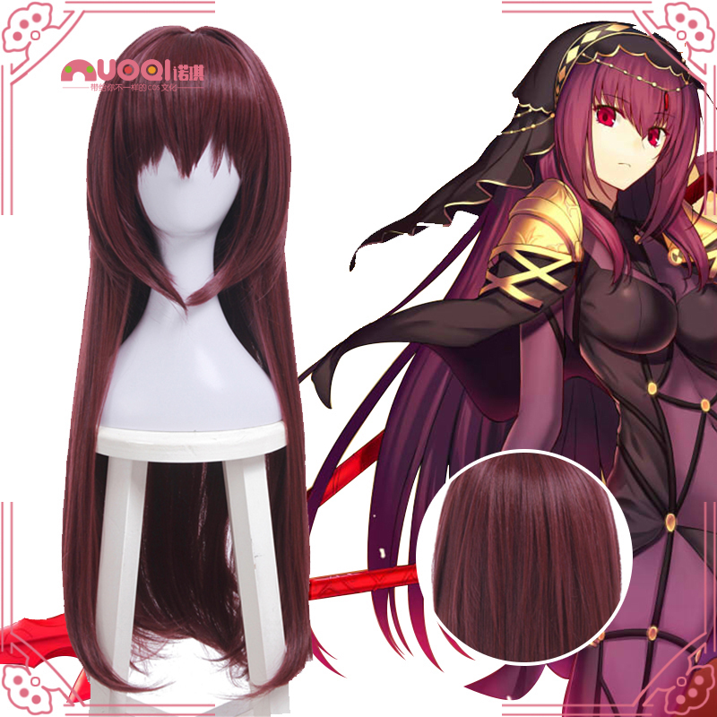 Nuoqi Fate Grand Order fuchsia wig Lancer Skaha master craftsman cos wig