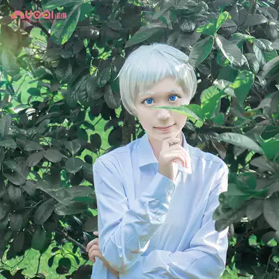 Noki agreed Neverland Norman 22194 Ray all white cos Uniform uniform COSPLAY clothing