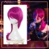 Noki Liên minh huyền thoại LOL Nhóm nữ KDA skin Evelyn Rose Red cosplay tóc giả - Cosplay