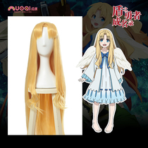 Nuoqi shield brave fame record Anime cos modeling bangs Philo long blonde cosplay wig