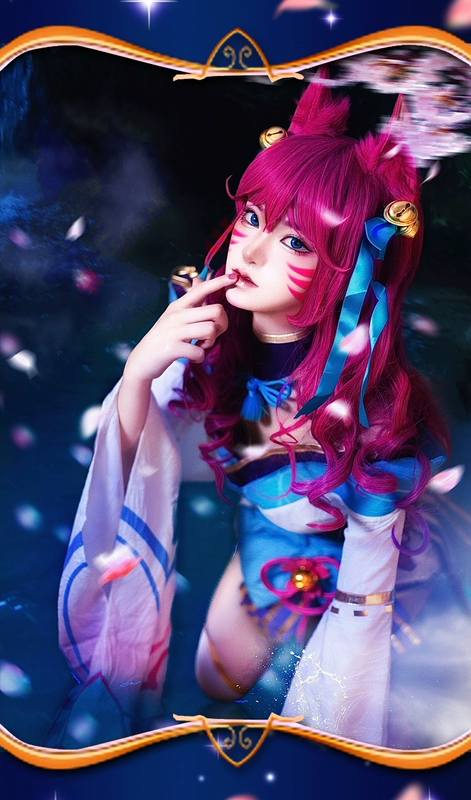 [Nuoqi] Liên Minh Huyền Thoại LOL Linh Hồn Sen Ahri COS trang phục trang phục hóa trang nữ cáo chín đuôi trò chơi lol cosplay sexy