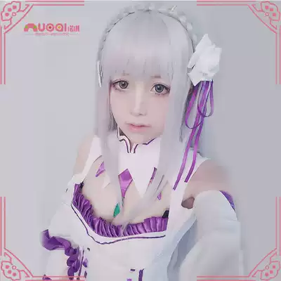 Noqi Re: Life in another world from scratch Love Melia COSPLAY Emilia COS Wig