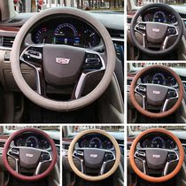 Cortical Car Steering Wheel Sleeve All Season Universal Anti Slip Punch Genuine Leather Carbon Fiber Honda Volkswagen Audi Speed