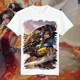 Clothes Glory T-shirt Li Bai Diao Chan Daji Sun Wukong Han Xin Zhao Yun ເກມອະນິເມຊັນ peripheral ເສື້ອທີເຊີດແຂນຍາວແລະສັ້ນ