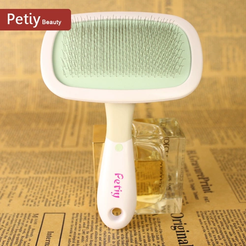 Pet Combs Cat and Dog Comb Teddy VIP по часовой стрелке Anti -Knot Petiy360 ° вращающаяся стальная проволочная щетка