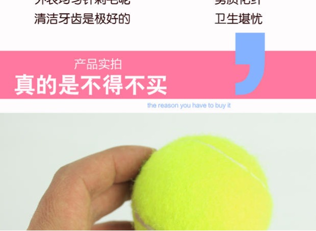 Pet chó đồ chơi bóng cắn chó lớn Jinmao Samoyed mol đồ chơi đồ chơi quần vợt mèo đồ chơi bóng do choi cho cho