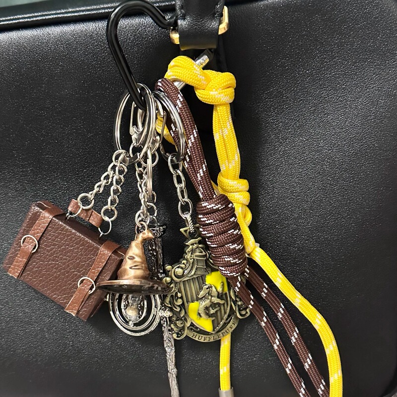 Harry Potter Miu Rope Universal Studios Magic Robe Backpack Pendant Hufflepuff Ravenclaw Slytherin