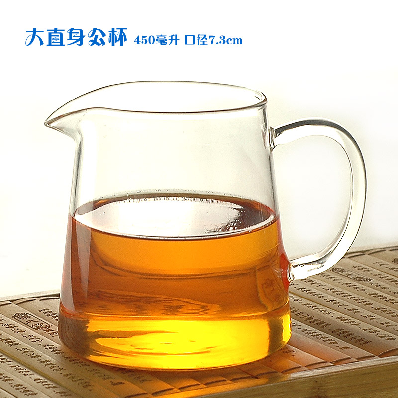 Nam cup 18 handmade thủy tinh chịu nhiệt cốc công bằng trà biển kungfu tea set trà thủy tinh đặt cốc thủy tinh