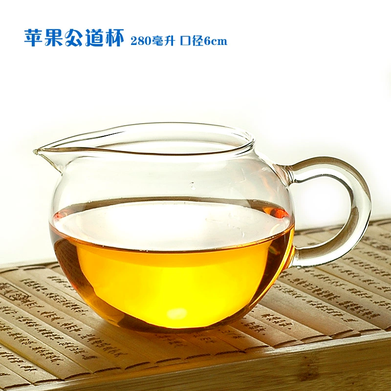 Nam cup 18 handmade thủy tinh chịu nhiệt cốc công bằng trà biển kungfu tea set trà thủy tinh đặt cốc thủy tinh ấm ủ trà