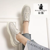 Белая обувь, универсальные кроссовки, спортивная обувь, туфли на плоской подошве в английском стиле, в корейском стиле, в британском стиле