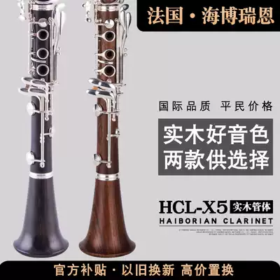 French red Ebony B-down 17-key clarinet black pipe beginner children adult professional examination examination Playing musical instrument
