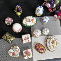 20-30 years old jewelry box various types of exported old ceramics high temperature egg-shaped square round heart-shaped