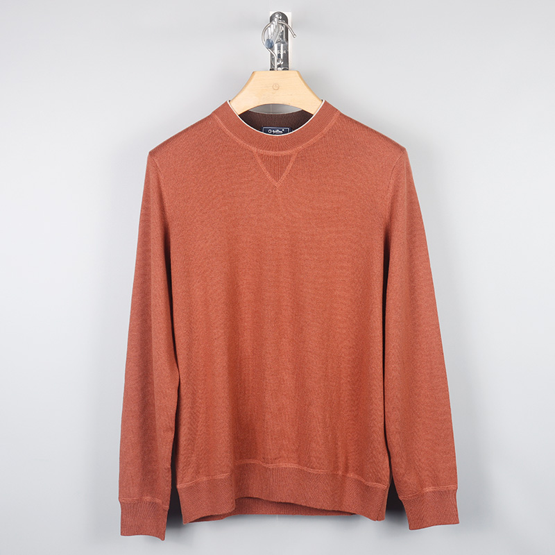 Kinley to men's clothing round-collar machine washable wool cashmere sweater 2023 new MCWF11913206-42-Taobao