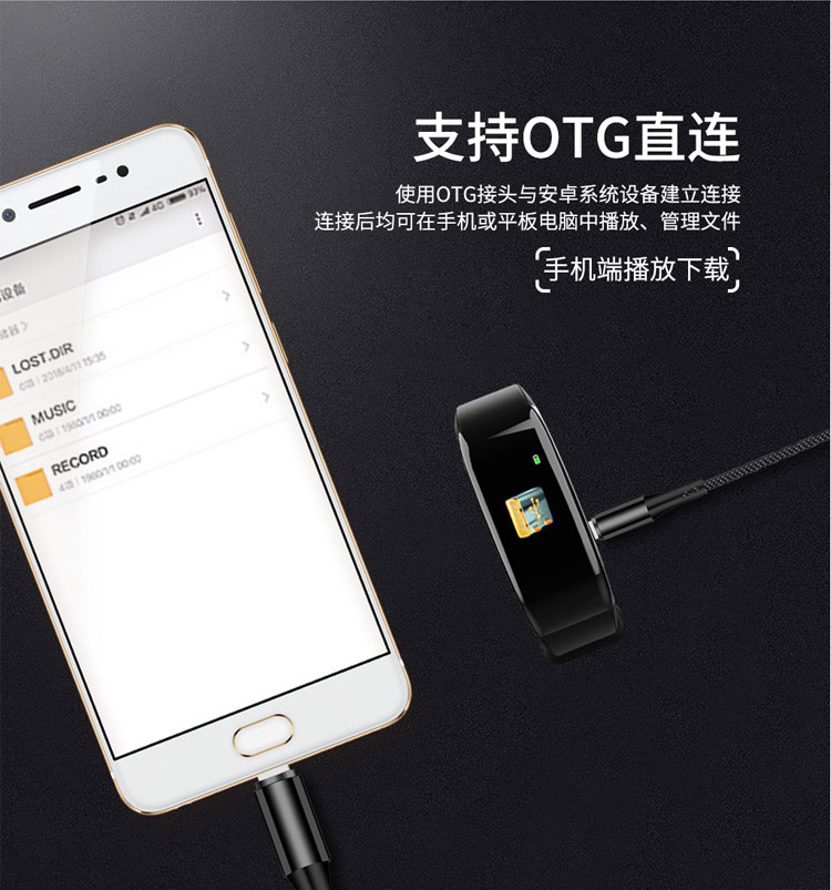 Huntsett mp3 Phiên bản sinh viên Walkman màn hình màu Phiên bản Bluetooth máy nghe nhạc vòng đeo tay ghi âm chuyên nghiệp Bút giảm tiếng ồn HD với máy thu nhỏ dung lượng lớn nhỏ chạy mp3 - Trình phát TV thông minh thiết bị thu sóng wifi rồi phát lại