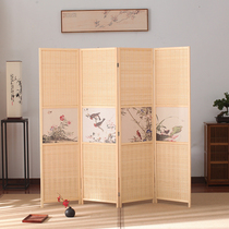 New Chinese screen partition living room entry porch bedroom shelter home stop folding mobile economy small apartment