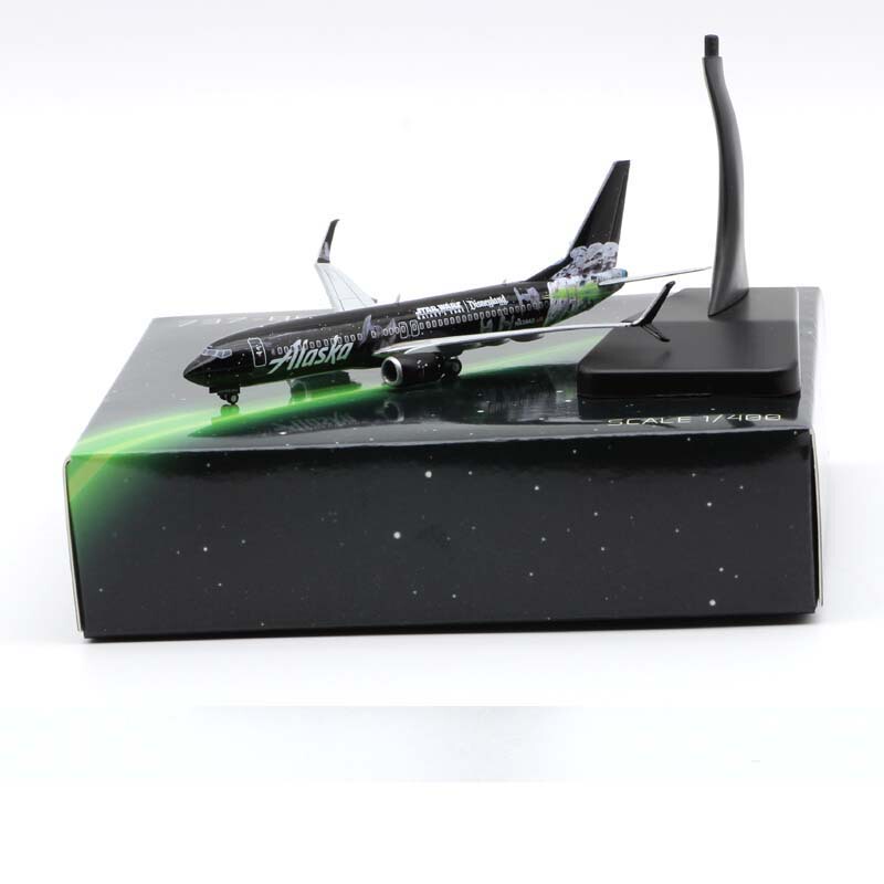 1:400 Jcwing Alloy Airplane Model Alaska Airlines B737-800 N538As Star Wars