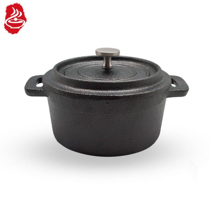 Jinghui cast iron pot mini milk pot baby non-staple food pot soup hot milk milk pot coated induction cooker Universal