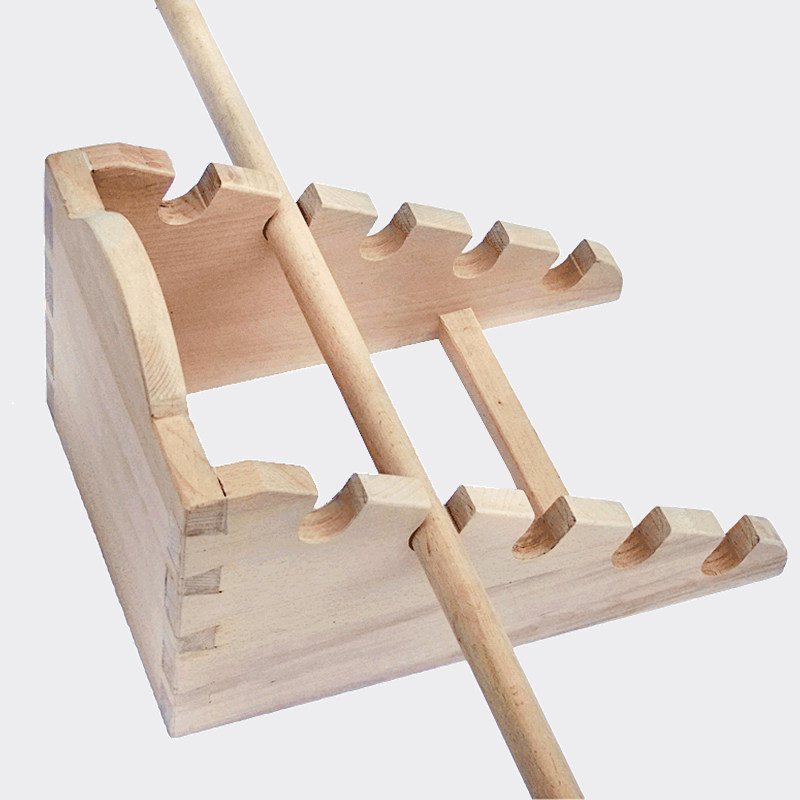 Li-shaped sunshine yoga aids Iyengar physiotherapy yoga imported red beech forward bend exerciser