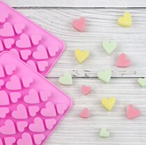 56 Holes Size Loving Silicone Chocolate Handcrafted Baking Mold Hearts Valentines Day Chocolate Sugar M11