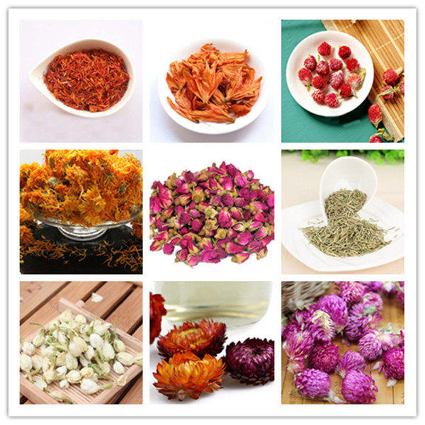 Natural flowers and grass 5 grams DIY handmade soap material dried flower package essential oil soap additives