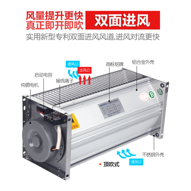 Dry variable cross flow amplitude flow cooling fan GFDD470-110 120 dry transformer special cooling fan GFD