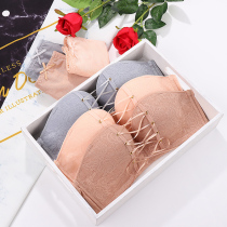 Strapless underwear girl without rims close the pair of breasts together to adjust the thick and thin section of the small bra cover bandeau suit