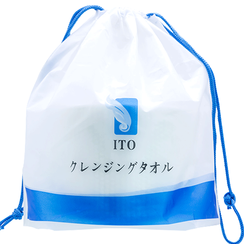 스포트 일본산 ITO 순면 미용 세안 천 일회용 클렌징 타월 부드러운 타월 롤 화장솜 수분을 흡수해 피부에 상냥하다