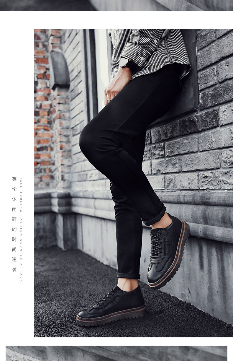 Martin khởi động giày công cụ cắt thấp nam Giày thủy triều nam ở Anh tăng giày thường retro nam 2018 giày mới - Giày thấp giay the thao nam co thap