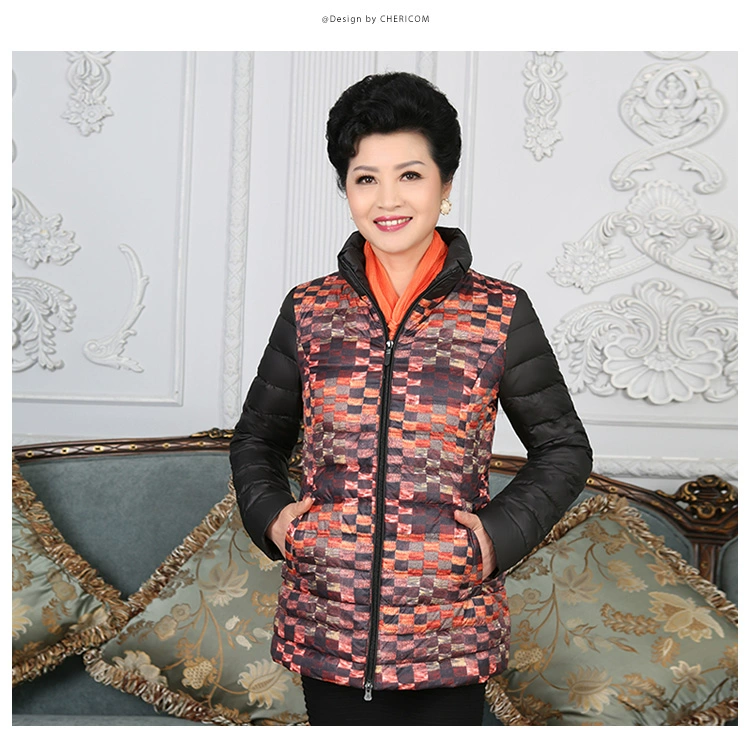 Thương hiệu Thiên niên kỷ trẻ trung mỏng manh xuống áo khoác nữ tải màu retro quần áo giảm béo mùa đông 20068