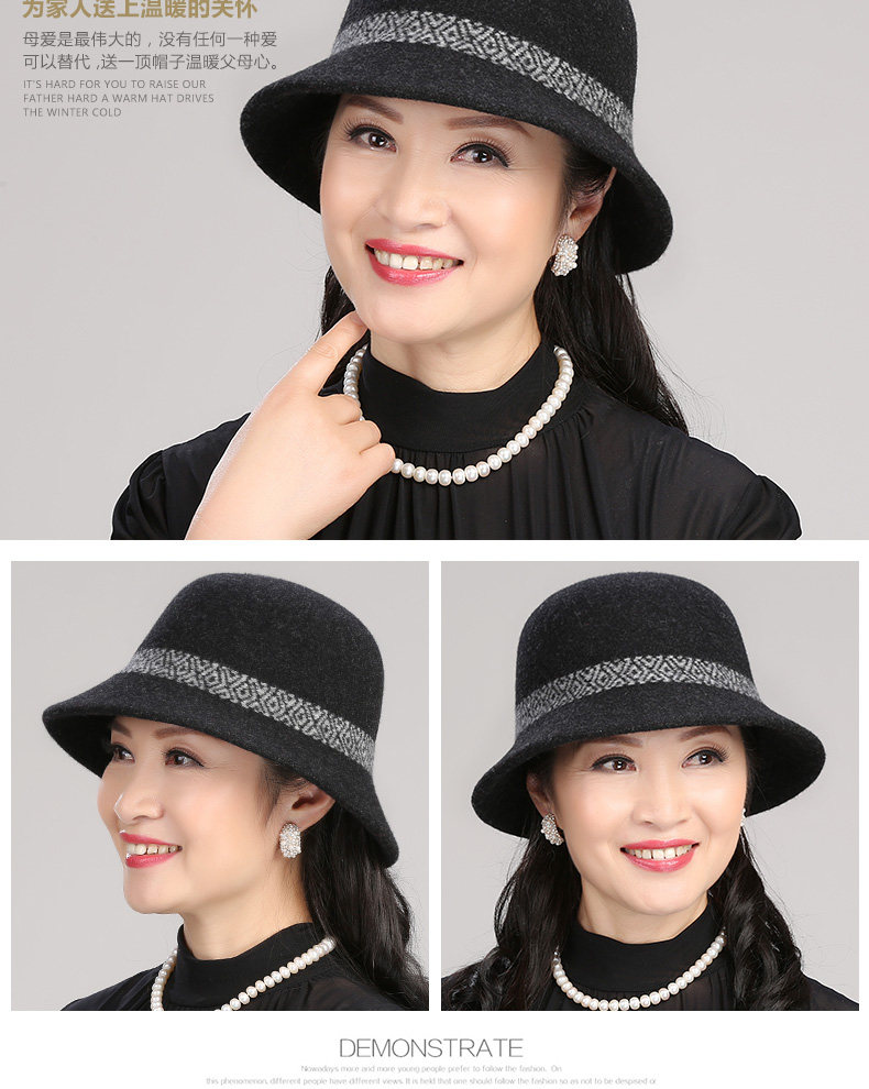 Chapeau pour femme en Melange de laine - Ref 3233545 Image 14