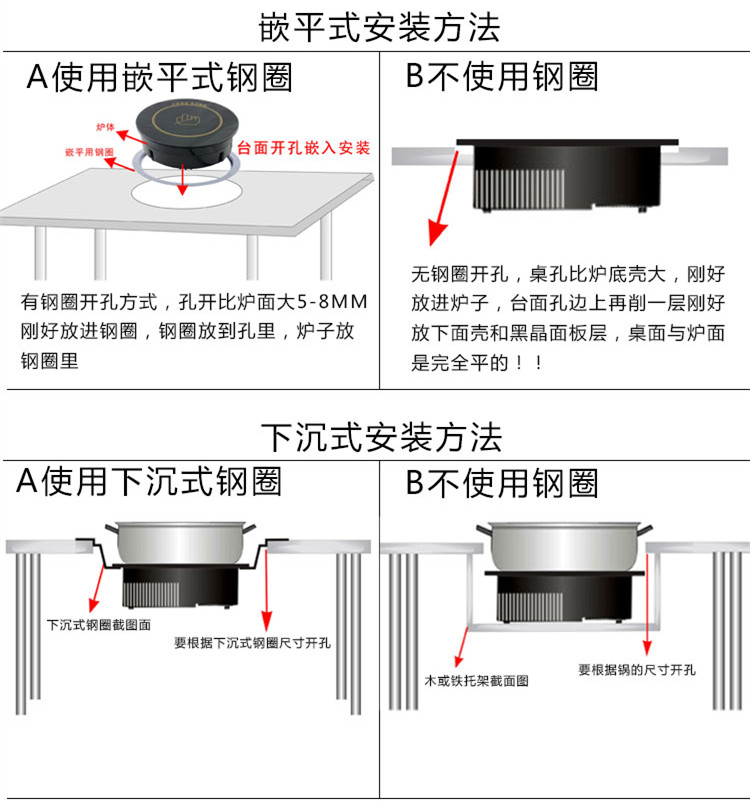bếp từ đôi canzy Khách sạn chuyên dụng nhúng nồi lẩu vuông cảm ứng công suất cao 3000W nồi lẩu sưởi ấm nồi mẹ bếp từ hitachi