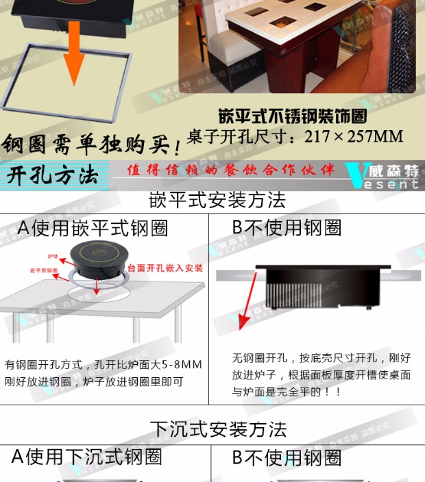 bếp từ 3 vùng nấu Khách sạn đặc biệt nhúng bếp điện mini gốm ánh sáng hồng ngoại nướng lẩu trà 1000W bếp từ kết hợp hồng ngoại
