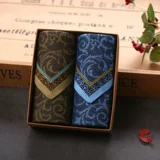 Мужской хлопковый ретро носовой платок, шарф, хорошо впитывает воду, подарок на день рождения