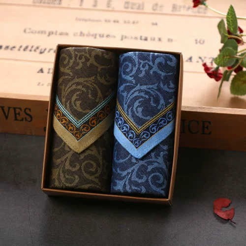 Мужской хлопковый ретро носовой платок, шарф, хорошо впитывает воду, подарок на день рождения