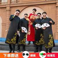 Вышитая черная модель с рисунком дракона