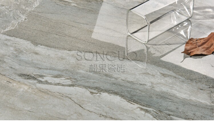 Полированная плитка 现代简约北欧风格灰色大理石瓷砖卫生间墙砖地砖客厅瓷砖600 800 Pine cones