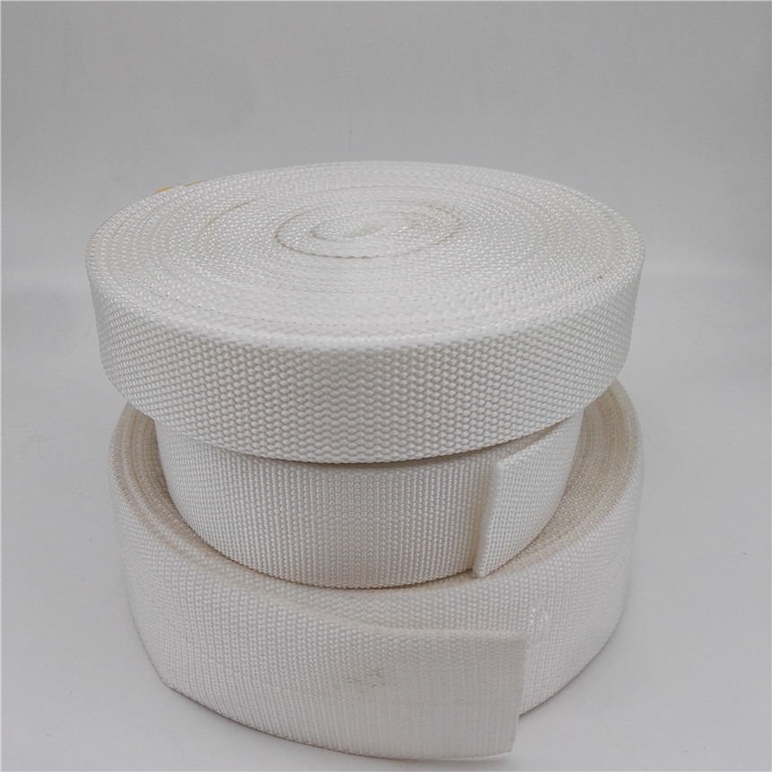 3cm-8cm wide thickened white seat belt with polypropylene belt nylon bag with flat belt webbing diy accessories