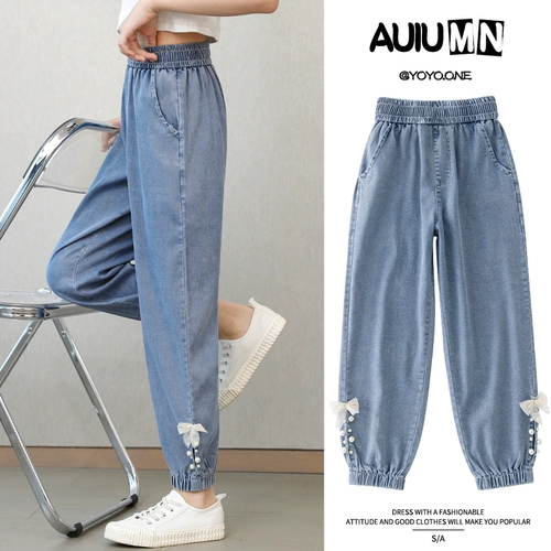 Летние тонкие штаны, детские джинсы, средство от комаров, летняя одежда, подходит для подростков