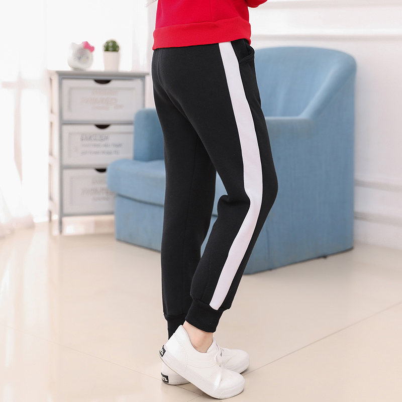 Qingcang cô gái quần Quần bó sát Big Kids Mang ngoại Air Casual Pants Xuân Thu Thin Childrens quần mùa thu.