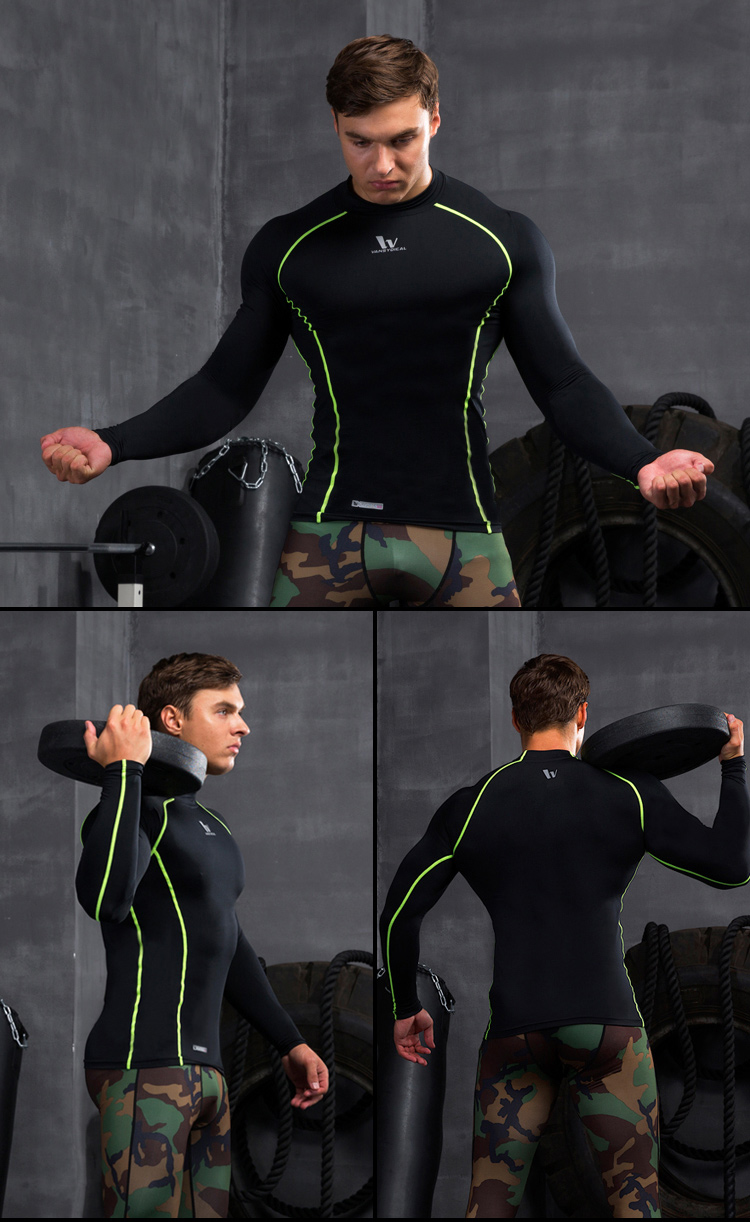 Vêtement fitness homme KYOU SPORTS AWGLCX-2015001 en spandex - Ref 617013 Image 11