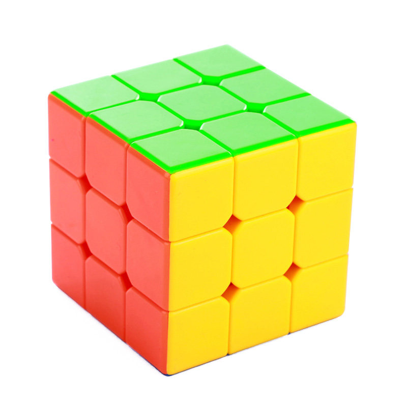 Картинка зеленый кубик для детей