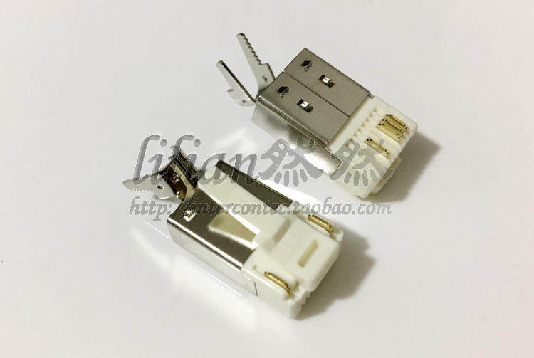 RJ45 industrial crystal head European standard brand dedicated with power servo drive dedicated