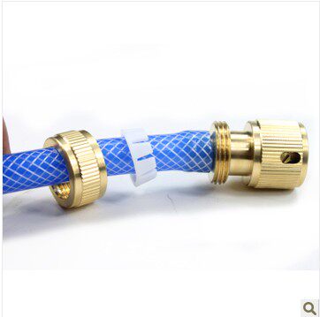 Pure copper water connection car wash water pipe quick connector 4 points car wash watering garden water pipe joint Full copper car wash joint