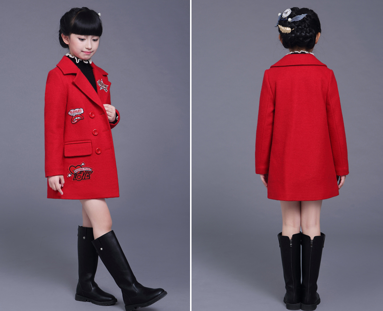 Manteau pour fille en laine - Ref 2162057 Image 16