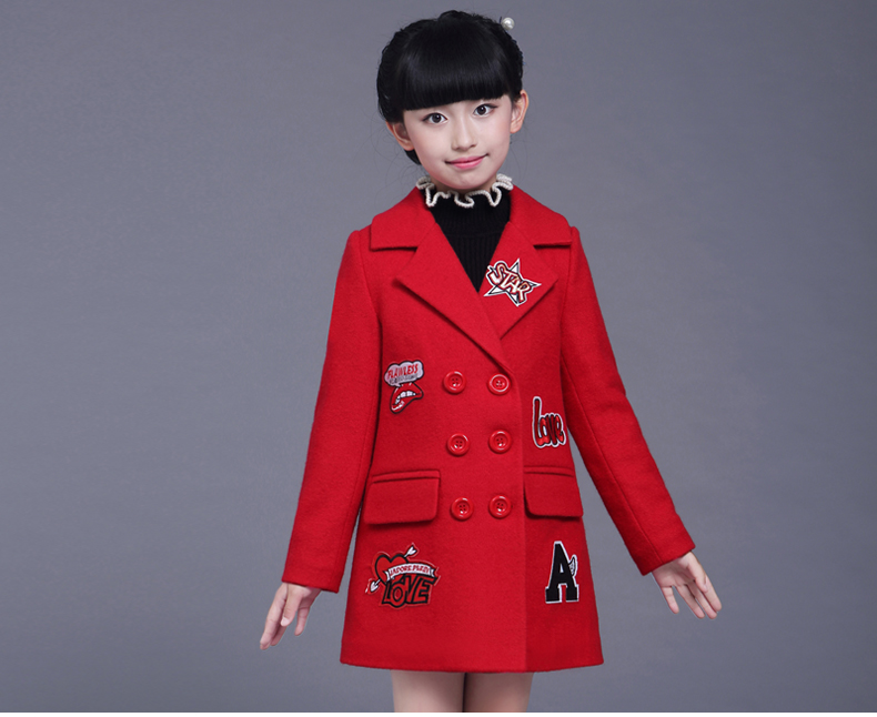Manteau pour fille en laine - Ref 2162057 Image 15